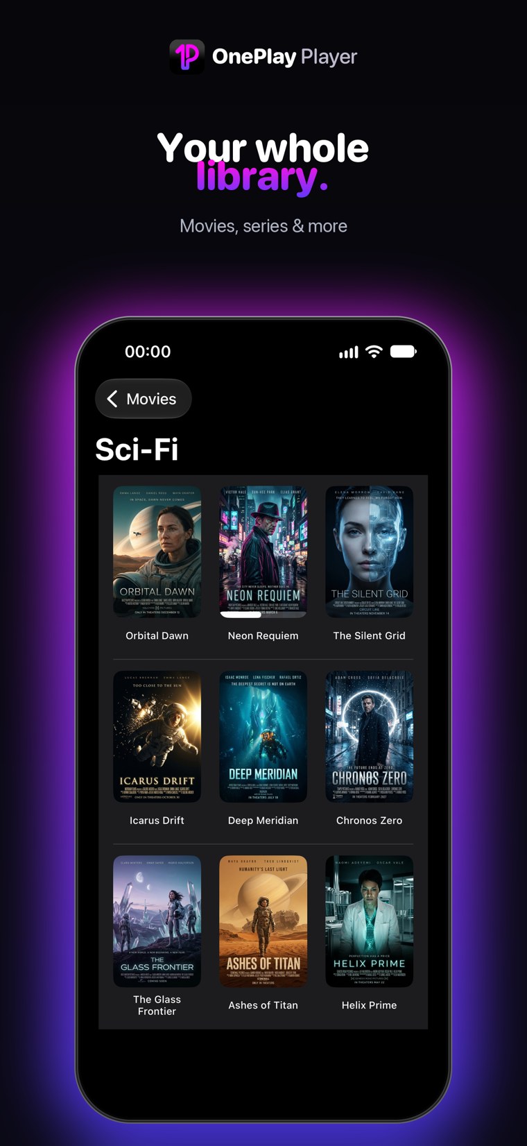 Your whole library — movies catalogue in 4K